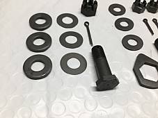 Harley UL ULH Motor Mount Kit Parkerized 1937-42 Plain Head Upper & Lower