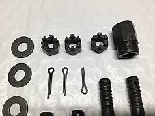 Harley UL ULH Motor Mount Kit Parkerized 1937-42 Plain Head Upper & Lower