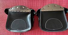 Harley Knucklehead Panhead Loc-Tite Lock Tight Saddlebags w/ Logo  11785-43 Euro