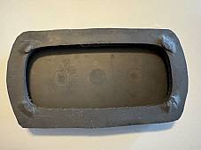 Harley NOS 36964-67 Electra-Glide Brake Pedal Pad w/ HD Logo Panhead Shovel