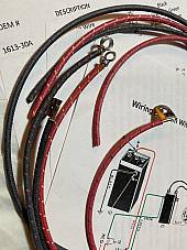 Harley UL 1941-45 Premium Wiring Harness Correct Soldered Terminals Cotton Loom