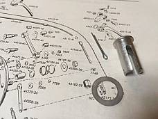 Harley Panhead K Sportster Hummer 1949-64 Brake & Clutch Lever Cable Bushing