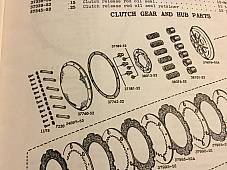 Harley 1952-70 K Model Sportster Clutch Hub Stud Nuts XL KH 37581-52, 37582-52