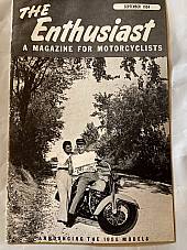 Harley Enthusiast Sept 1954 Model Intro For 1955 Models KH FLH Panhead Servicar