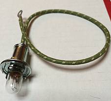 Harley 12V Speedometer Light Socket 48 to 84 Panhead WL Cloth Wrapped 71151-48