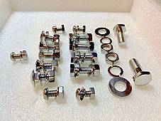 Harley Chrome Knucklehead Panhead Rear Fender Mount Hardware Kit 1936-57 USA