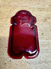 Harley Red Glass Tombstone Tail Lamp Lens 47-54 Knucklehead Panhead UL WL Servi