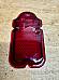 Harley Red Glass Tombstone Tail Lamp Lens 4754 Knucklehead Panhead UL WL Servi