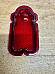 Harley Red Glass Tombstone Tail Lamp Lens 4754 Knucklehead Panhead UL WL Servi