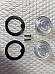 Harley Guide DH49 PH7 Bullet Lamp Fish Eye Lens, Gasket & Screw OEM 6852138