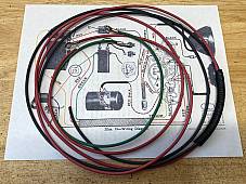 Harley 1930-1936 VL RL C Tail & Stop Lamp Light Wiring Harness Wire Kit 4704-34