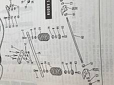 Harley Buddy Seat Spring Hardware Shovelhead 1968-80 OEM# 52608-68 52609-65