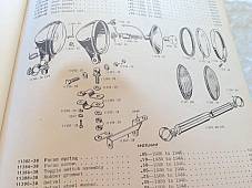 Harley Deluxe Spotlamp Swivel Kit Guide S-H2 Late Style Knucklehead Panhead