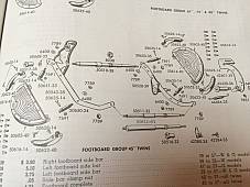 Harley WL WLA Servicar Clutch & Brake Side Bar Mount Kit 1932-1973 USA