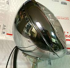 Harley Panhead Hydra-Glide Guide Cycle-Beam Headlamp 1949-59 Headlight 6V