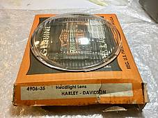 Harley Cycle-Ray Headlamp Lens Knucklehead VL WL UL RL 1935 to 59 #23 Top Mold #