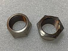 Harley JD Front Hub Cone Nuts Axle 1916-1920 Nickel Replaces OEM# 3929-16 USA