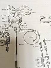 Harley Timer To Coil Wire Knucklehead UL Panhead VL WL 1613-30B 1930-1948