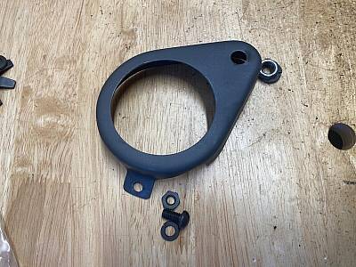Harley 193678 Panhead Parkerized Rocker Foot Clutch Bearing Cover 3678 240936