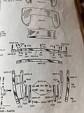 Harley Panhead Windshield Mounting Brackets w/ Extensions CP Bolts 1949-59 USA