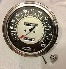 Harley Panhead Knucklehead WL Servicar Vintage Speedometer Bullseye HD 2:1 Ratio