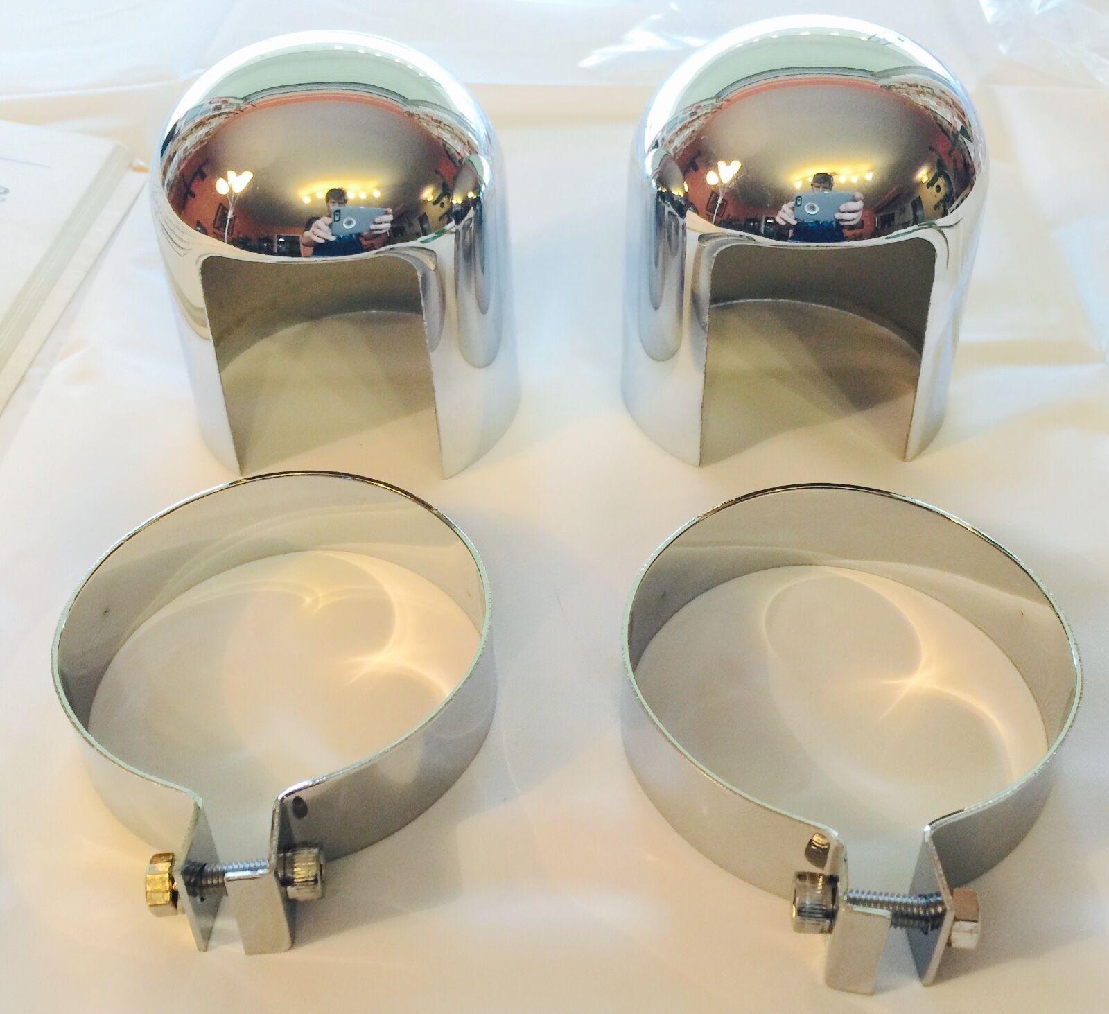 Harley Rear Shock Covers Panhead K Model Sportster OEM 54704 52 1952 1964
